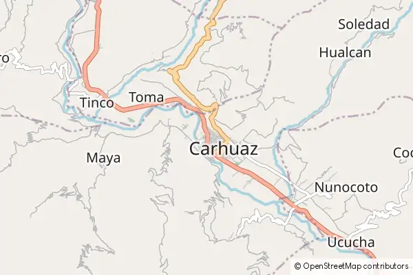 Mapa Carhuaz