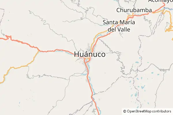 Mapa Huánuco