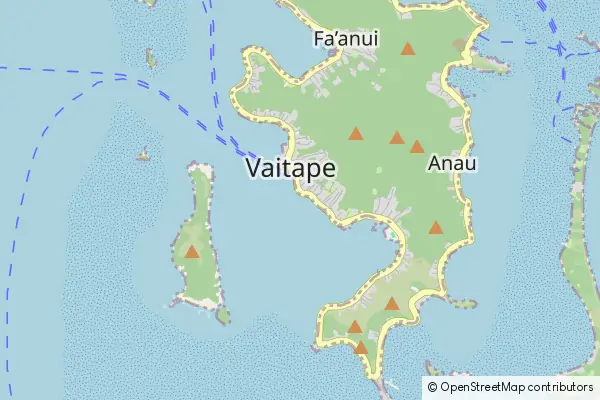 Mapa Vaitape