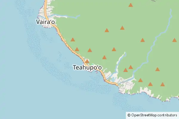 Mapa Teahupoo