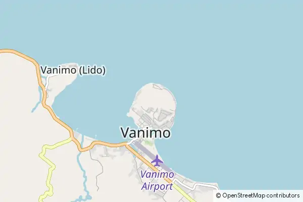 Mapa Vanimo