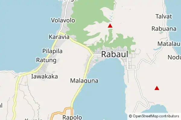 Mapa Rabaul