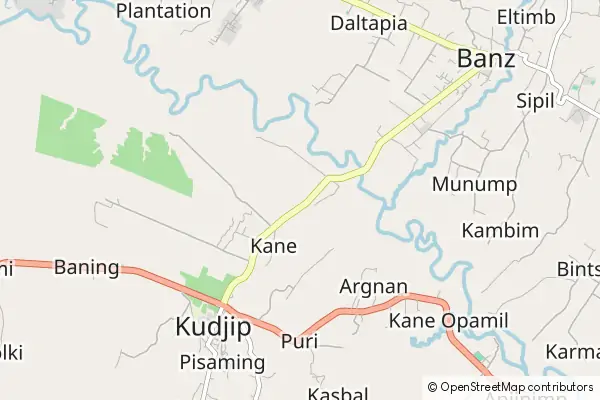 Mapa Kudjip