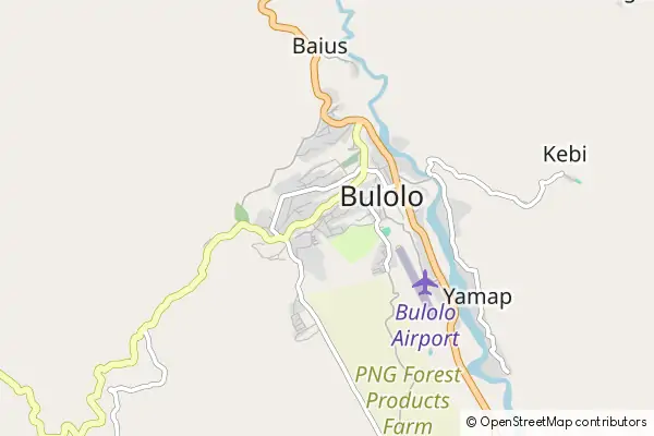 Mapa Bulolo