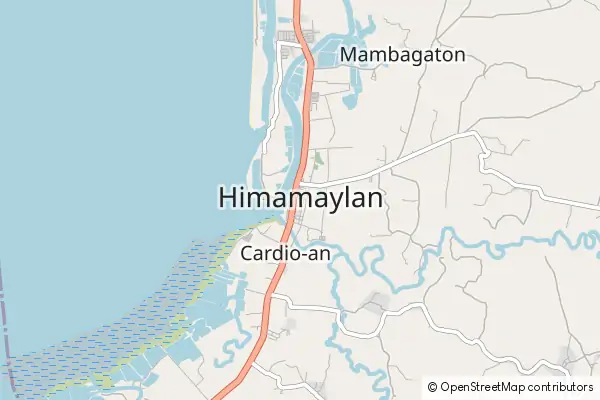 Mapa Himamaylan City