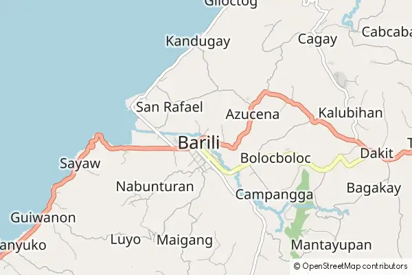 Mapa Barili