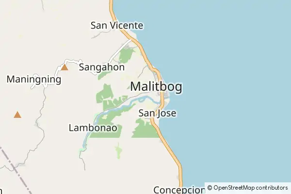 Mapa Malitbog