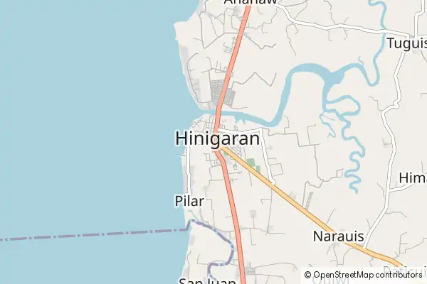 Mapa Hinigaran