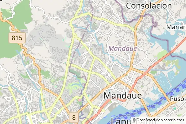 Mapa Mandaue