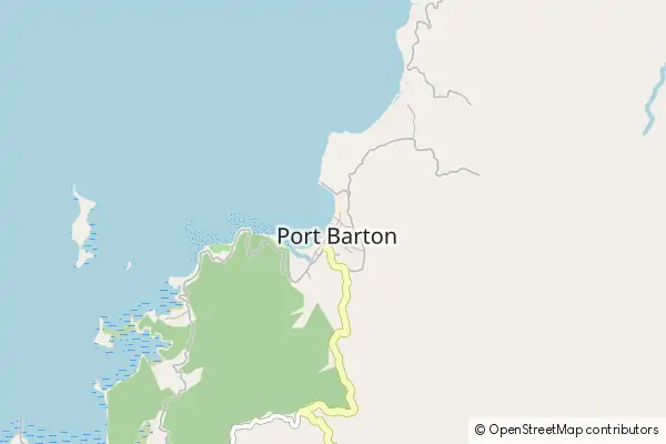 Mapa Port Barton