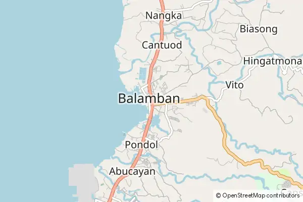 Mapa Balamban