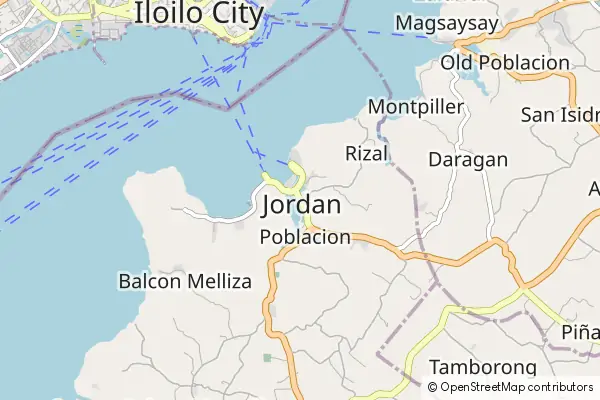 Mapa Jordan