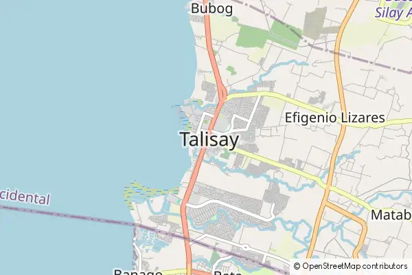 Mapa Talisay