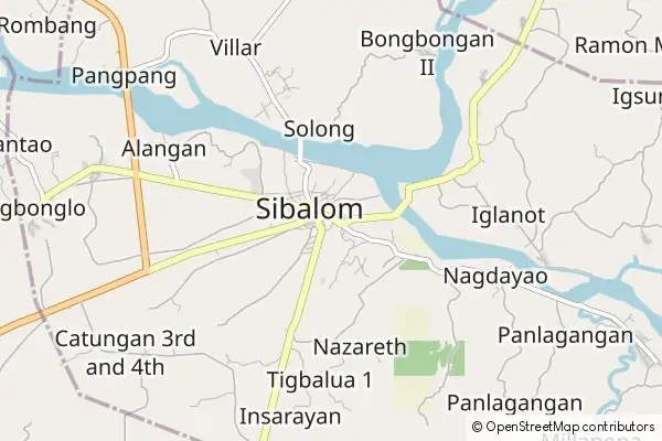 Mapa Sibalom