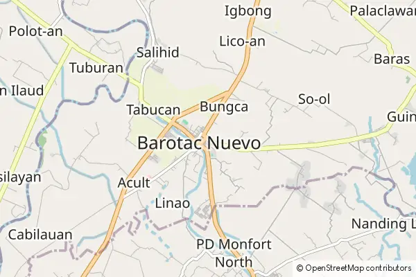 Mapa Barotac Nuevo