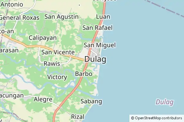 Mapa Dulag