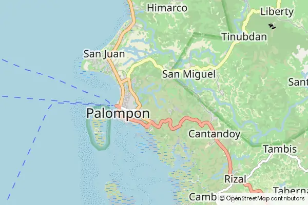 Mapa Palompon