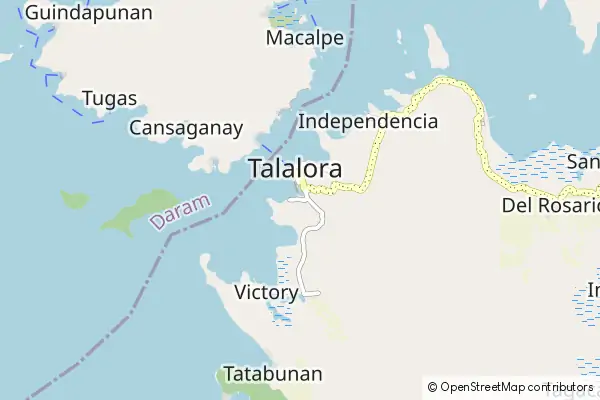 Mapa Talalora