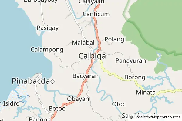 Mapa Calbiga
