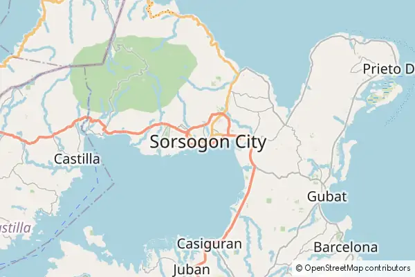 Mapa Sorsogon