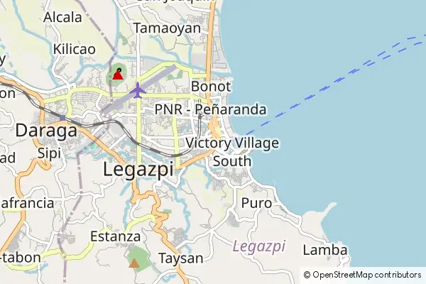 Mapa Legazpi