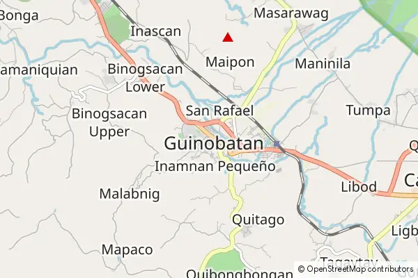 Mapa Guinobatan