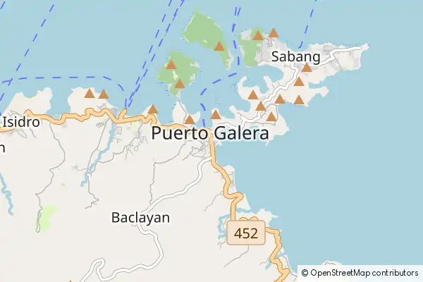 Mapa Puerto Galera