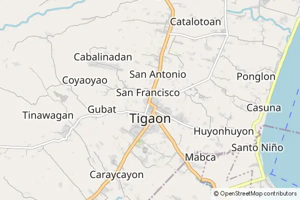 Mapa Tigaon