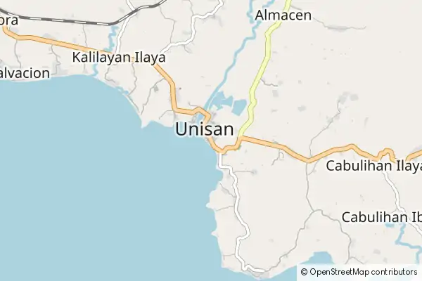 Mapa Unisan