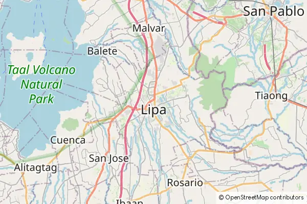 Mapa Lipa City