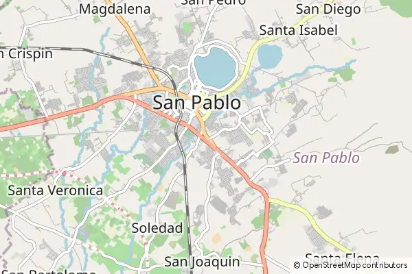 Mapa San Pablo City