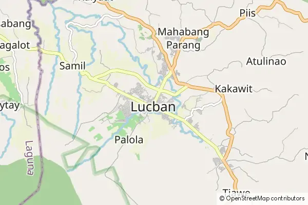 Mapa Lucban