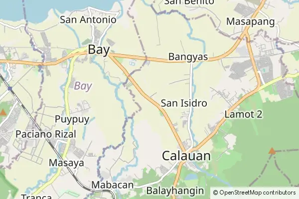 Mapa Calauan