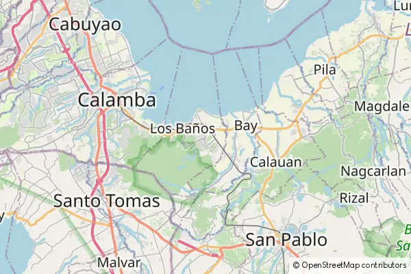 Mapa Los Baños