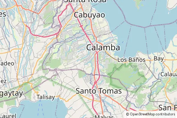Mapa Calamba