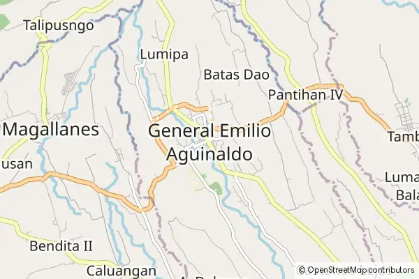 Mapa General Emilio Aguinaldo