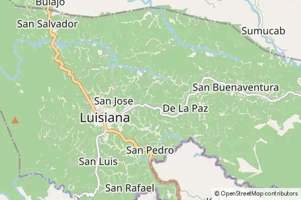 Mapa Luisiana