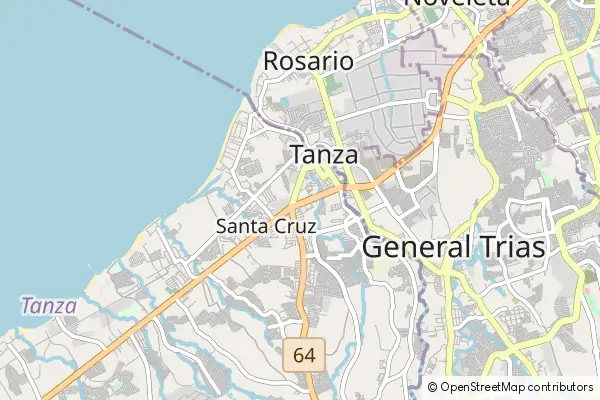 Mapa Tanza