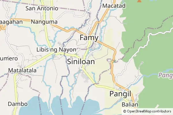 Mapa Siniloan