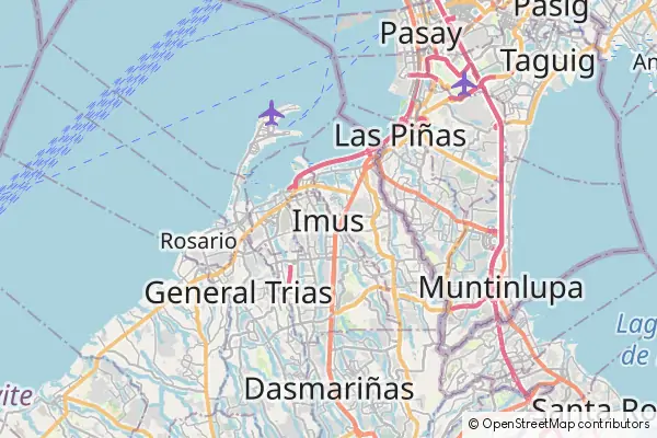 Mapa Imus