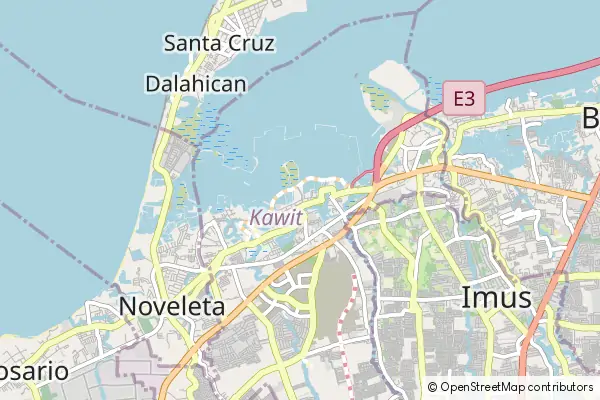 Mapa Kawit