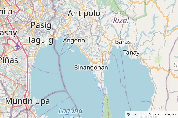 Mapa Binangonan