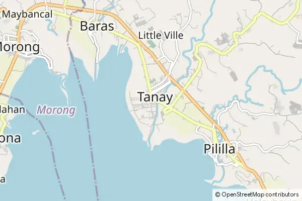 Mapa Tanay