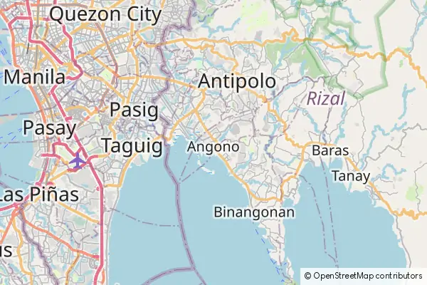 Mapa Angono