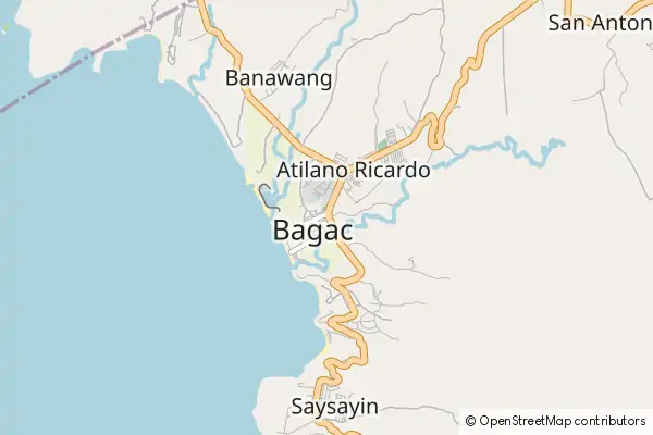 Mapa Bagac