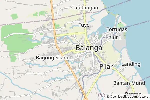 Mapa Balanga City