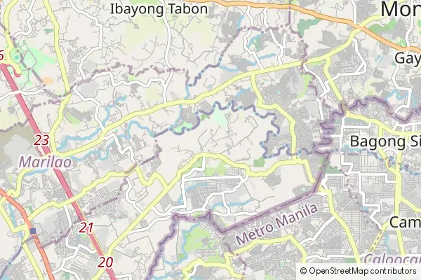 Mapa Meycauayan City