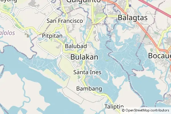 Mapa Bulacan