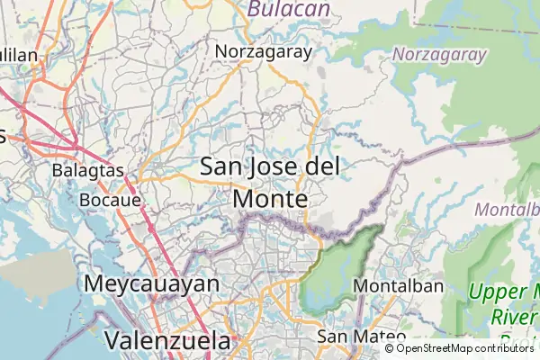 Mapa San Jose del Monte