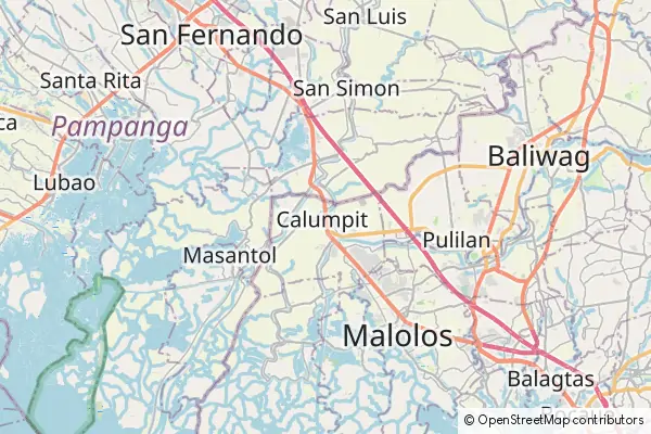 Mapa Calumpit